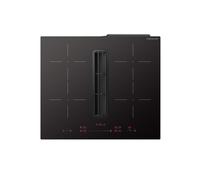 60cm 4-Zone Induction Hob with Built-In Ventilation - 7400W