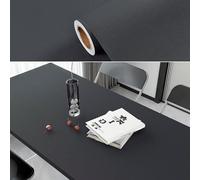 60cm×5m, Dark Grey Vinyl Wrap for Furniture Stickers, Grey Vinyl Self Adhesive, Matt Finish Sticky Back Plastic Roll, Plastic Wrap for Furniture Makeover, Durable Contact Paper Self Adhesive Wallpaper