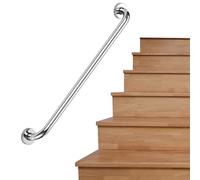 60cm 80cm 100cm 1.2m 150cm Stair Handrail Non Slip Safety Grab Rail Bar - Stainless Steel, Safe & Comfortable Staircase Bannister Railing Support Rod for Elderly, Kids & Disabled(4ft/120cm)