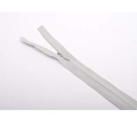 60cm Adjustable Length Invisible Zip - Light Grey, 1 Piece