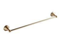 60CM Antique Brass Wall Mounted Bathroom Single Towel Shelf Rack Holder Bath Towel Hanger Bar Towel Rail Bathroom Accessories