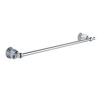 60cm Bathroom Single Towel Bar Towel Rack Towel Holder Solid stainless steel Chrome Crystal Decoration Bathroom Accessories(L is 45 cm)