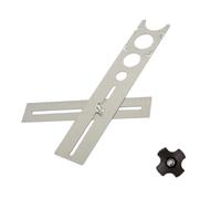 60cm Ceramic Tile Hole Locator, Stainless Steel Portable Marble Punching Tool Measuring Range Accurate Drilling Hole Floor Drilling Guide Finder for Ceramic Cutting