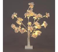 60cm Cherry Blossom Tree w/Warm White LED's - Battery Operated for Indoor Use. 2 Types Available (Pale Pink)