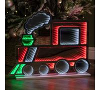 60cm Christmas Train Infinity Decoration with Multi-Coloured LEDs