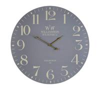 60cm Dia Classic Grey Wall Clock | Destini