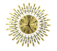 60Cm Diamante Beaded Crystals Quartz Jeweled Wall Clock Home Decor Living Room