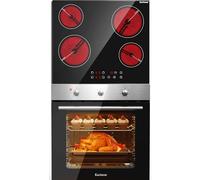 60cm Electric Ceramic Hob & 60L Electric Oven