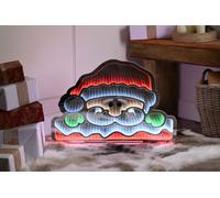 60Cm Festive Infinity Peeping Santa