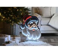 60Cm Festive Infinity Santa Face