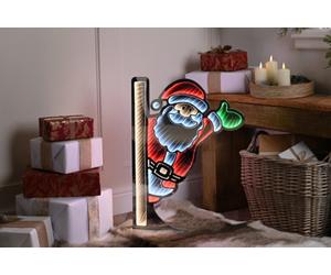 60Cm Festive Infinity Waving Santa