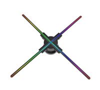 60cm Hologram Fan With 720LED Beads 32G Memory DIY Image Text Advertising Machine Holographic 3D Projector For Business Store Signs, Bar Wide Viewing Angle