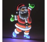 60cm Infinity Standing Light Up Santa Father Christmas Decoration