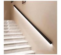 60cm Infrared Sensor Lighted Aluminum Handle Kit for Square Cable Railing - Indoor/Outdoor Deck Accessories, Sk Black h, & Weather-Resint