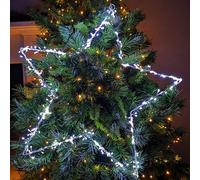 60cm Large Christmas Animated LED Star Silhouette 280 LED Outdoor Garden Decoration