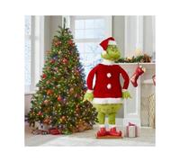 60CM Large Size Christmas Grinch Plush Doll Soft Stuffed Toy Xmas Kids Gift UK