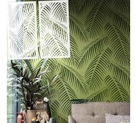60cm Leaf Tropical Stencils Wall Custom Extra Designs Painting Decorative Reusable for Furniture for Cloth Mural More Art Large Plaster S684