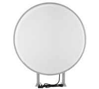 60cm LED Double Sided Outdoor Round Illuminated Projecting Light Box Shop Sign,WITH Long Power Cord AND Bracket,for Stores,Supermarkets,Beauty Shops