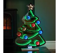 Samuel Alexander 60Cm Light Up Christmas Tree Infinity Decoration With Multi-Coloured Leds