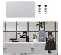 60cm Office Desk Privacy Screen - Soundproof Under Desk Divider, Reduce Noise & Visual Distractions, Cubicle Partition Panel (66cm Length) for Enhanced Focus