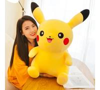 60cm Pikachu Plush Toys Big Size Pokemon Plushies Stuffed Animals Doll Cute Pikachu Pillows Dolls Children's Birthday Gifts Pikachu laugh