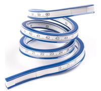 60cm Plastic Double Sided Creative Measure Tool,Flexible Curve Ruler, French Curve Ruler for Drawing, Sewing, Engineering