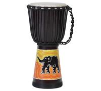 60cm Professional Djembe Drum Bongo Drum Bush Drum Percussion Motif Elephant Africa Style - (Very good drum for the demanding drummer)