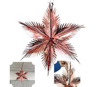 60cm Rose Gold Christmas Hanging Ceiling Foil Wall Decoration, Best For Xmas Home Window Door Décor Christmas Party Supplies