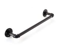 60Cm Rustic Iron Pipe Vintage Industrial Furniture Towel Rail Holder Clothes Hanger