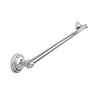 60cm Single Towel Rail Rack Holder Bar Wall Mounted Bathroom Kitchen Chrome Polish