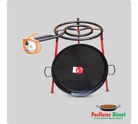 Vaello Campos La Valenciana 60cm Enamelled Steel Paella Pan