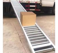 60cm Stainless Steel Roller Conveyor for Unloading ItemsLightweight & Portable Design6m LengthEasy to MoveIdeal for Warehousing & Logistics Solutions