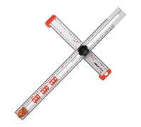 60cm T-square Ruler High Precision Angle Ruler Woodworking Scribe Drawing Marking Gauge Tools Adjustable Aluminum Alloy Scriber Drawing T-ruler