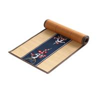 60cm Tea Set Accessories Table Flag Tea Mat Tea Tablecloth Zen Chinese Tea Ceremony Tea Plate Mat, Large, Yellow