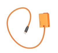 60cm USB Type C to EL25 Camera Virtual Battery for Z50 Z30 Z50II Continuous Power Supply USB C Balanced Power Cable