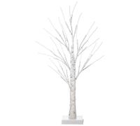 60cm Warm White LED White Birch Lighted Tree with Battery Box, Indoor Table and Bedside Festival Lamp, Battery Not Included Random Style