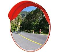 60cm Wide Angle Convex Panoic Wall-Mounted Traffic Mirror - Outdoor Safe Mirror for Enhanced Visibili, Easy Inllat, Perfect for Driveways and Parking Areas