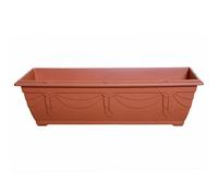 60Cm Window Box Planter Plastic Venetian Flower Pot Terracotta Garden Trough