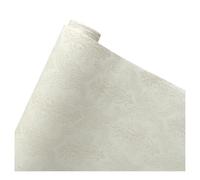 60cmX6Yards Classical Textured Elegant Paper Flower Bouquet Art Wrapping Papers Flower Shop Present Floral Colorful Packaging Cover(White)