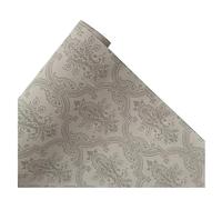 60cmX6Yards Classical Textured Elegant Paper Flower Bouquet Art Wrapping Papers Shop Present Floral Colorful Packaging Cover For Gift Wrapping(Grey)