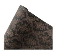 60cmX6Yards Classical Textured Elegant Paper Flower Bouquet Art Wrapping Papers Shop Present Floral Colorful Packaging Cover For Gift Wrapping(Black)