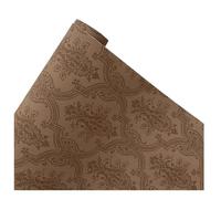 60cmX6Yards Classical Textured Elegant Paper Flower Bouquet Art Wrapping Papers Shop Present Floral Colorful Packaging Cover For Gift Wrapping(Brown)