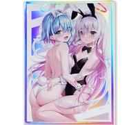 60ct 67x92mm (Arona&Plana) Holographic Standard Size Cards for MTG/TCG/PTCG Art Anime Printing Card Sleeves Protectors (A01)