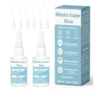 60g Fast-Curing Plastic Glue - Instant Superglue With Superb Adhesion, Waterproof, 10s Curing, Heavy Duty for All Materials