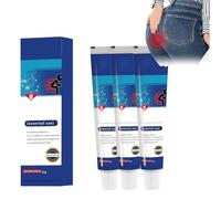 60g Haemorrhoid Cream for Fast Relief, Extra Strength Piles Treatment with Natural Ingredients, Soothes Itching & Burning, Cooling Ointment for External Use (3PCS)