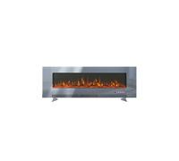 60inch Electric Fireplace Adjustable Flame with Remote in Grey The hot sale Grey
