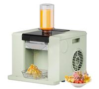 60KG/24H Snowflake Ice Machine - Commercial & Home Mini Electric Shaver, Smart Button Control, Perfect for Snow Cones & Desserts, Ideal for Ice Cream Shops (Green)