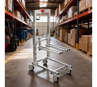 60kg Manual Pallet Jack - Foldable Design for Home Warehouse & Office Use - Portable Hand Truck for Easy Lifting & Transporting Pallets