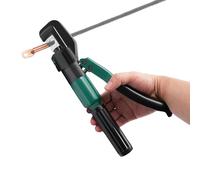 60KN Hydraulic Crimping Tool, Hand Operated Hydraulic Crimper with 8 Pairs of Dies (4-70mm²), 360° Swivel Head, for Copper/Aluminium/PEX Pipes
