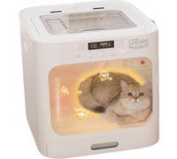 60L Automatic pet Drying Box, 360° Circulation Blowing Dryer air Blower, Intelligent Temperature Control, 3 Wind speeds